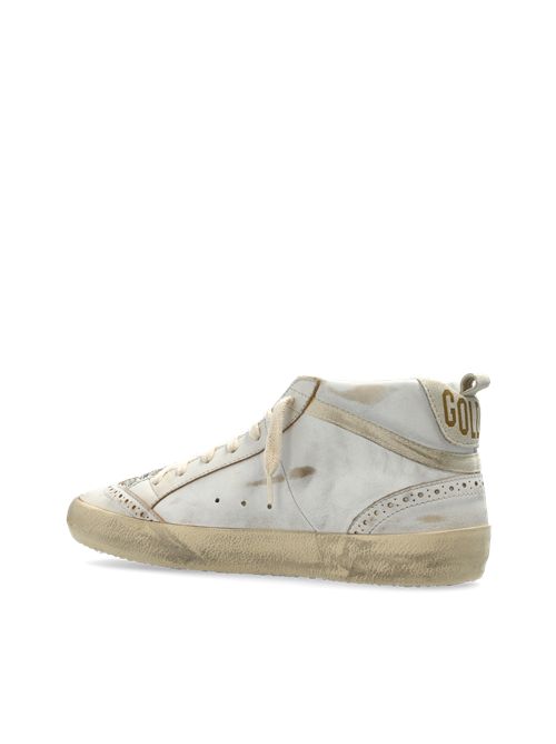 sneaker Mid Star Classic Golden Goose beige platiunum Golden Goose | GWF00122F00809815647